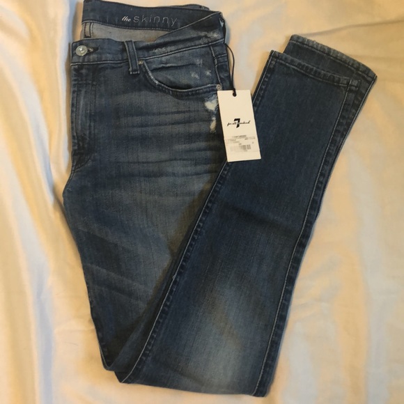 7 For All Mankind Denim - 7 for all Mankind skinny jeans NWT 30